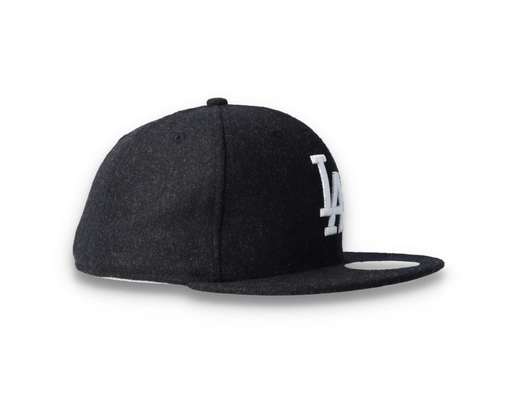 59FIFTY Melton Wool LA Dodgers Black/White - LOKK