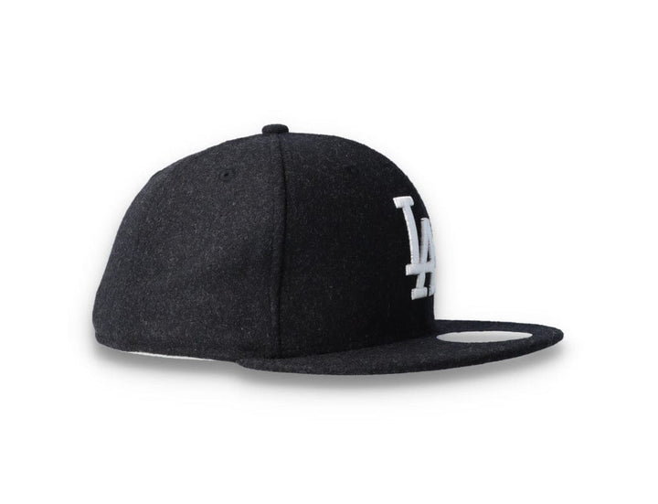 59FIFTY Melton Wool LA Dodgers Black/White - LOKK