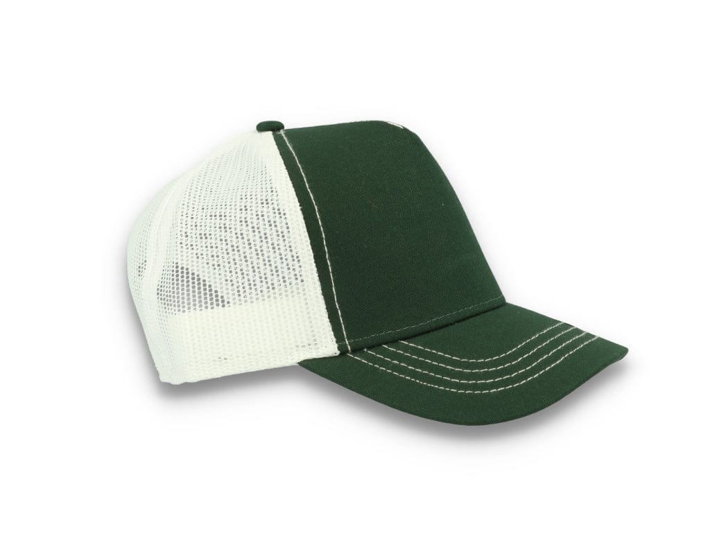 Trucker Cap Bottle Green/White Atlantis Rapper Canvas - LOKK