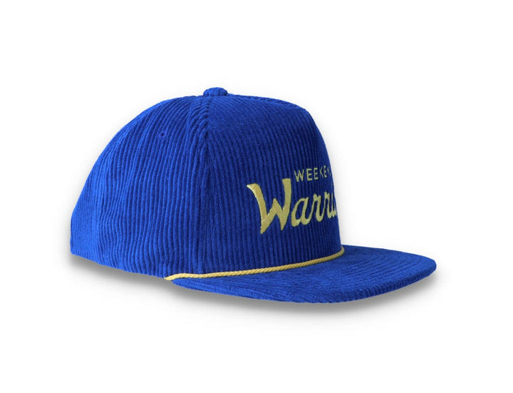 Snapback Cap Blue Weekend Warrior Corduroy - LOKK