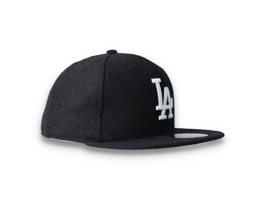 59FIFTY Melton Wool LA Dodgers Black/White - LOKK