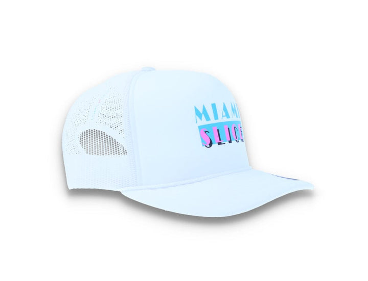 Miami Slice Trucker Cap White - LOKK