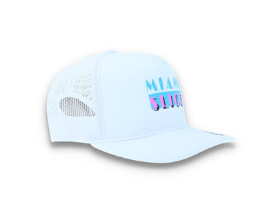Miami Slice Trucker Cap White