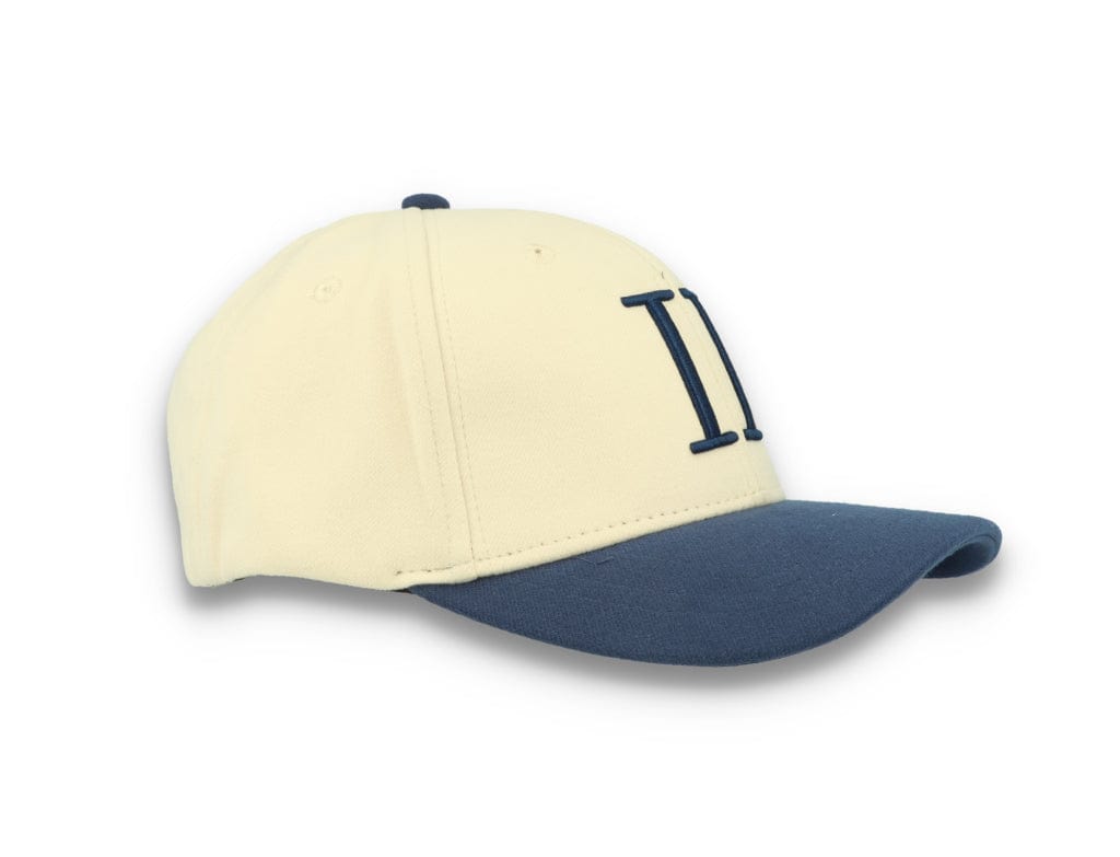 Contrast Baseball Cap Ivory/Dark Navy - LOKK