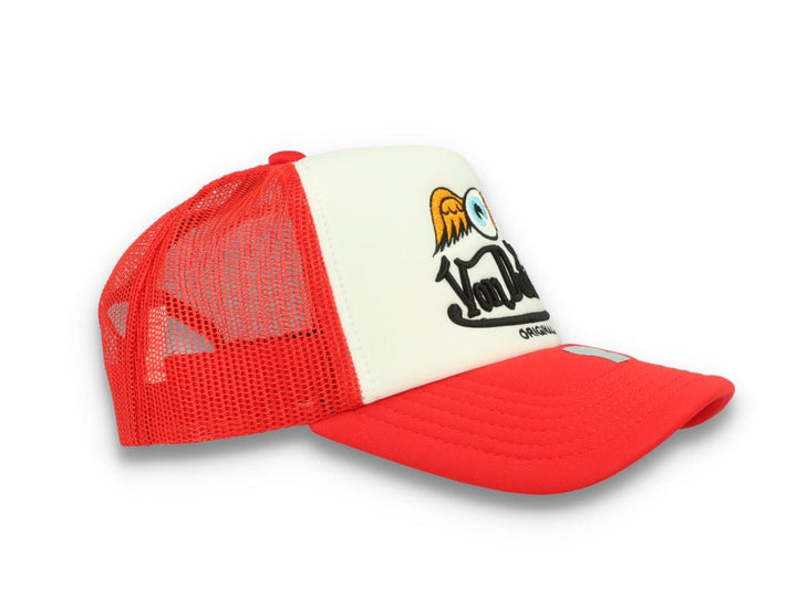 Von Dutch Trucker Cap Baker White/Red - LOKK