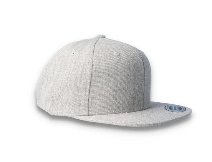 Heather Grey/Heather Grey Snapback Cap - Yupoong 6089M - LOKK