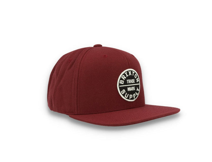 Brixton Oath III Snapback Mahogany - LOKK