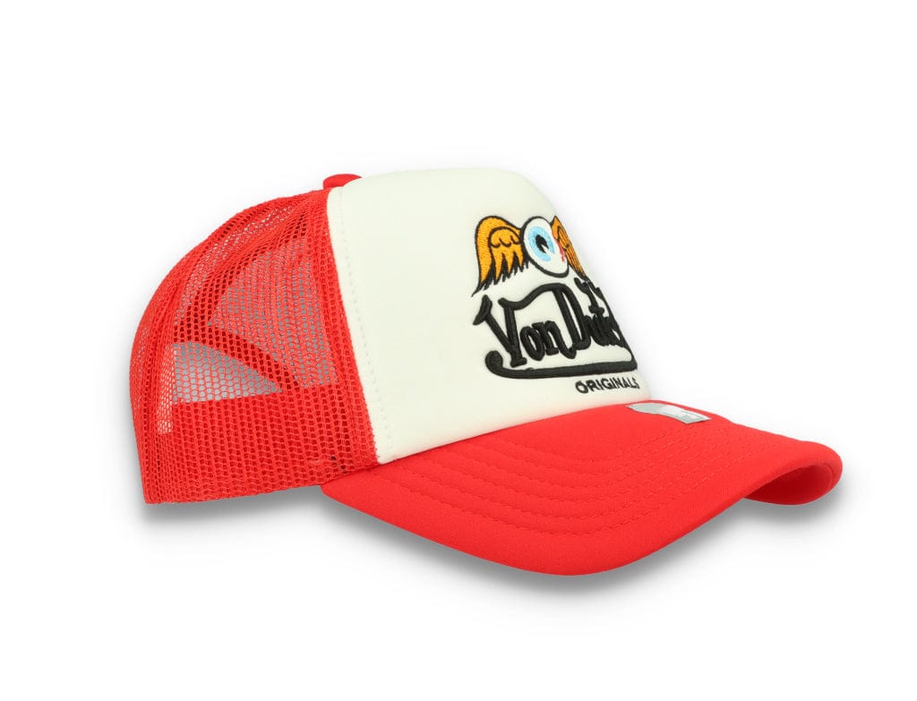 Von Dutch Trucker Cap Baker White/Red - LOKK