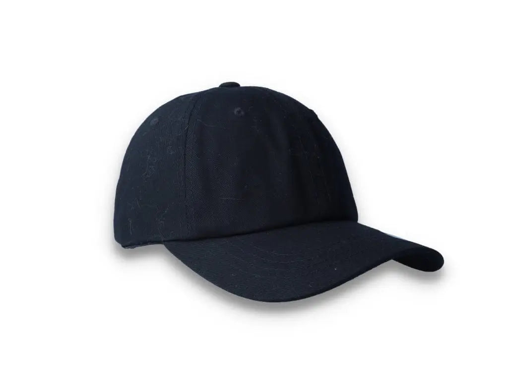 Black Dad Cap Low Profile Cotton Twill - Yupoong 6245CM - LOKK