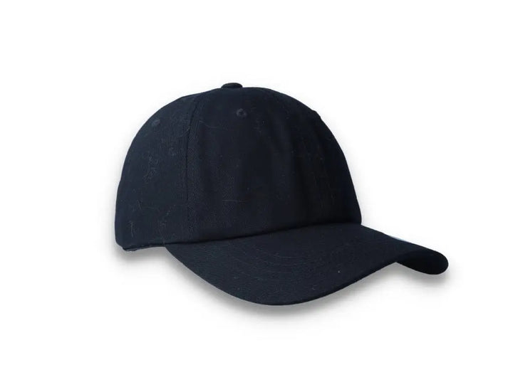 Black Dad Cap Low Profile Cotton Twill - Yupoong 6245CM - LOKK