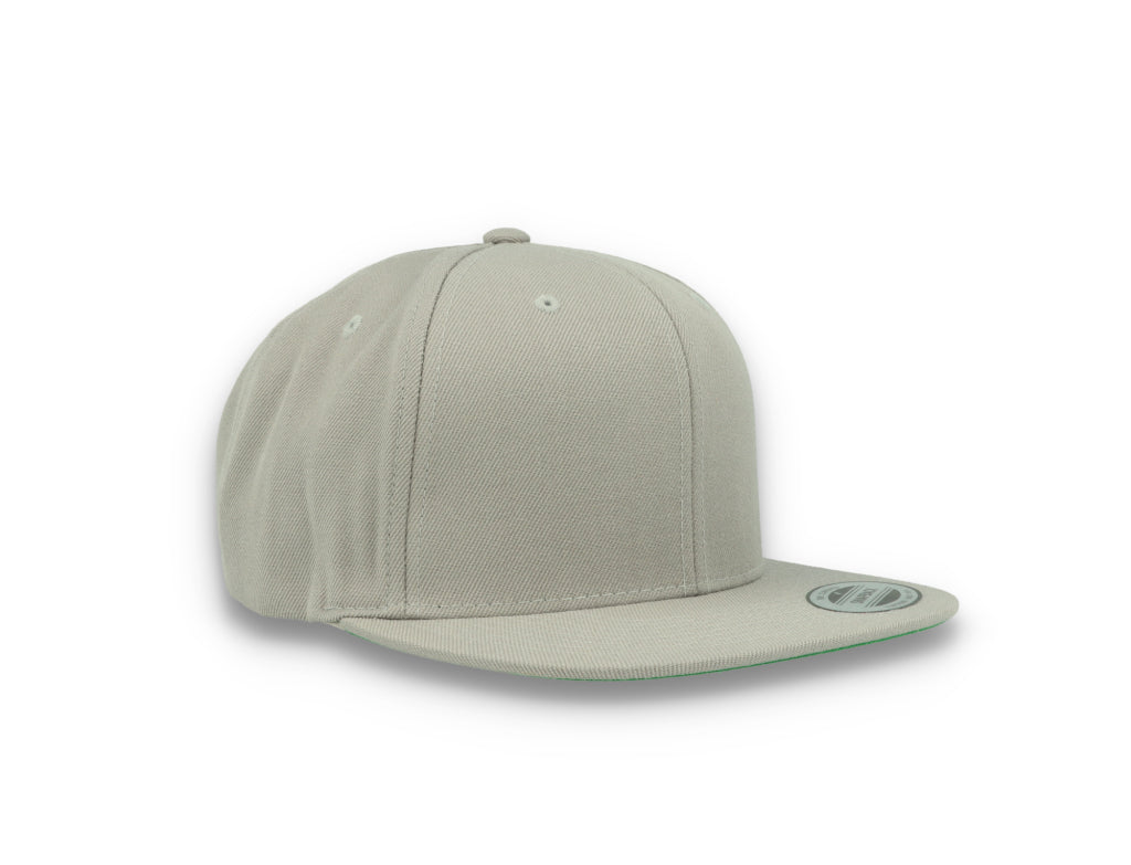 Silver Grey Snapback Cap 6089M - LOKK