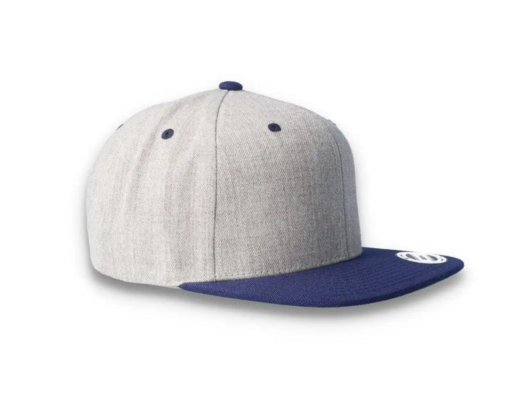 Yupoong Classic Snapback 6089MT Heather Grey/Navy - LOKK