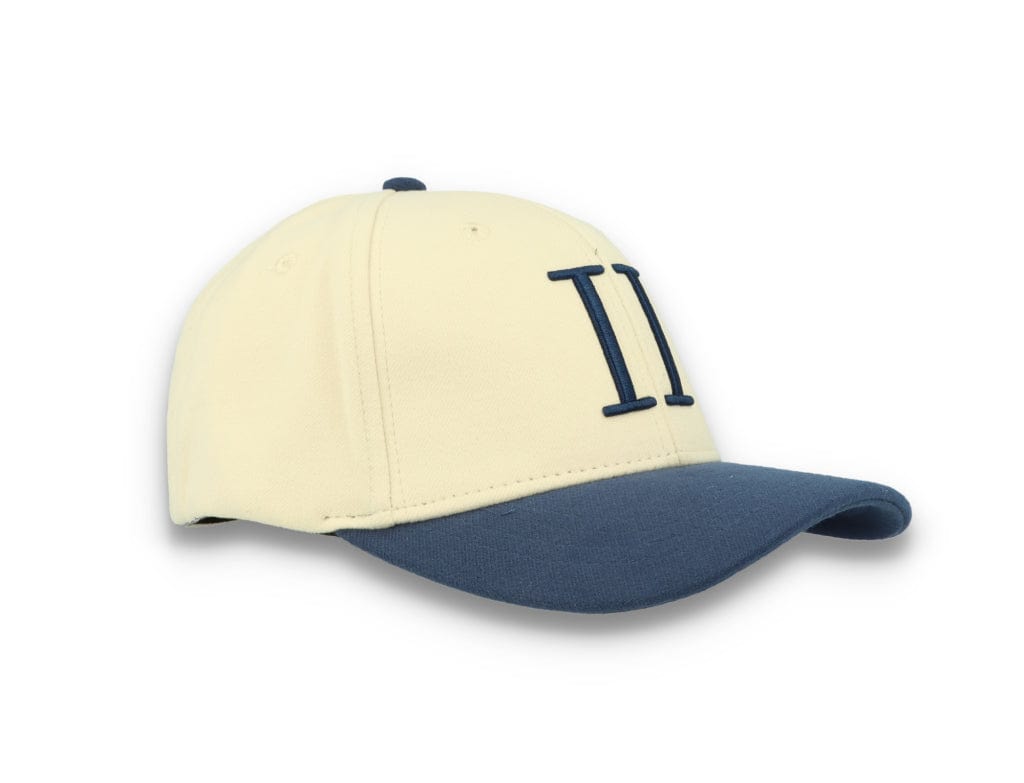Contrast Baseball Cap Ivory/Dark Navy - LOKK