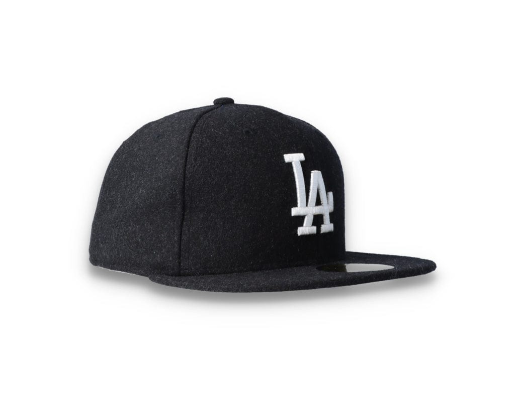 59FIFTY Melton Wool LA Dodgers Black/White - LOKK