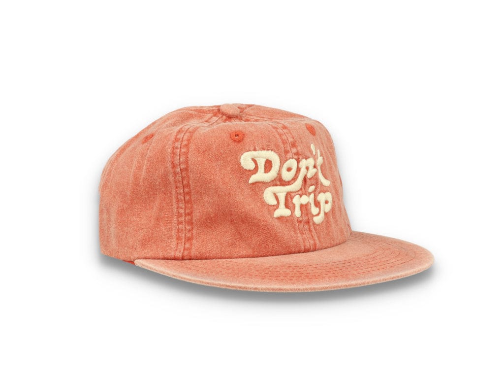 Free & Easy Don't Trip Strapback Hat Washed Terracotta - LOKK