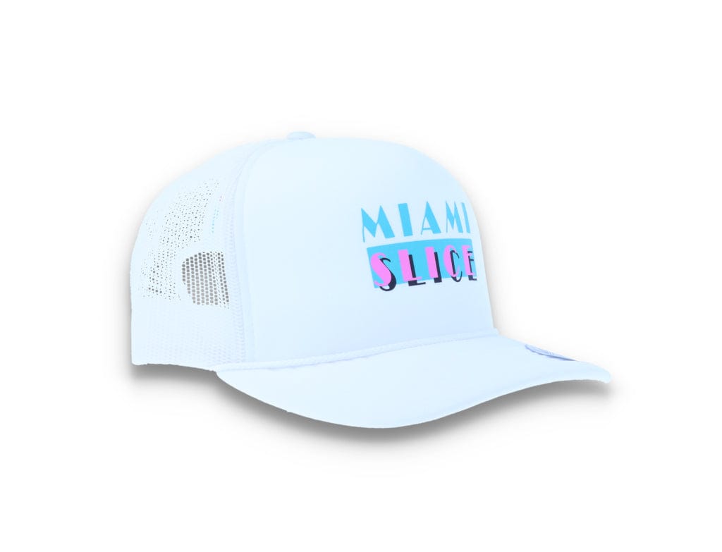 Miami Slice Trucker Cap White - LOKK