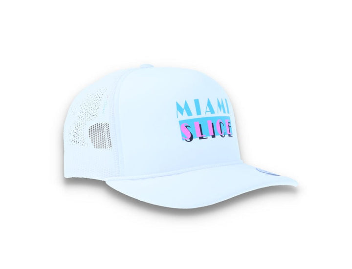 Miami Slice Trucker Cap White - LOKK