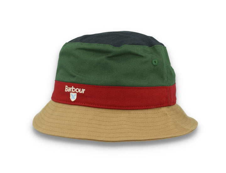 Bucket Hat Barbour Laytham Racing Green Multi - LOKK