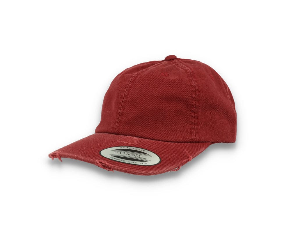 Low Profile Destroyed Cap Maroon 6245DC - LOKK