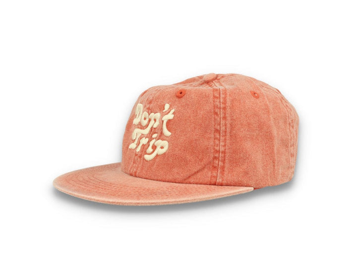 Free & Easy Don't Trip Strapback Hat Washed Terracotta - LOKK