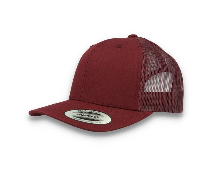Maroon Trucker Cap Retro - Yupoong 6606 - LOKK