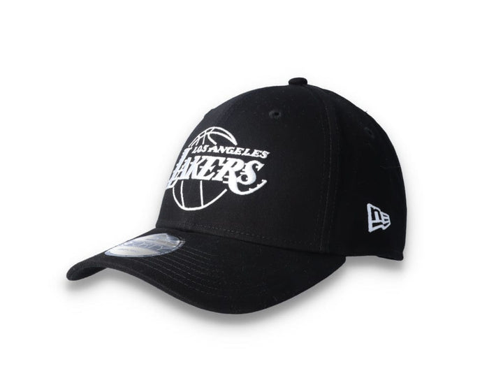 Cap Black LA Lakers NBA Essential Outline - LOKK