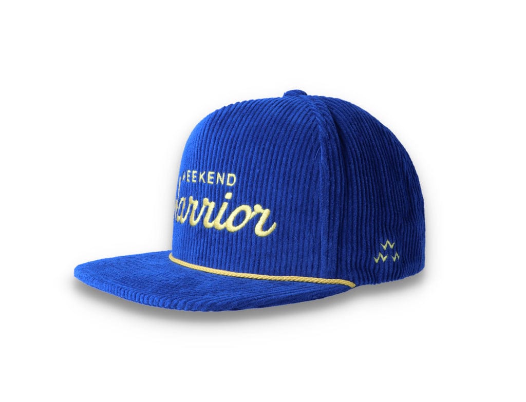 Snapback Cap Blue Weekend Warrior Corduroy - LOKK