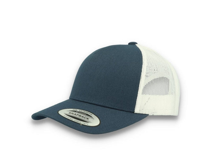 Trucker Cap Navy/White 5-Panel Retro Trucker 2-Tone 6506T - LOKK