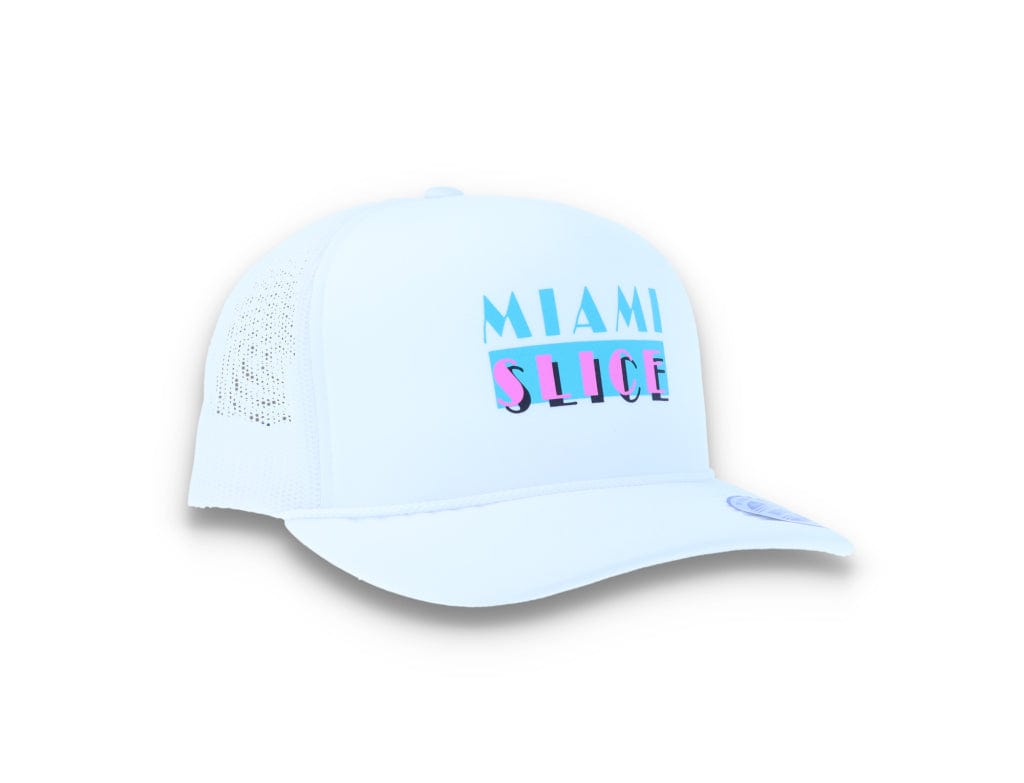 Miami Slice Trucker Cap White - LOKK