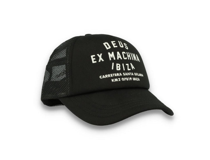 Trucker Cap Black Deus Ibiza Address - LOKK