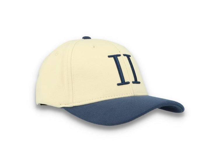 Contrast Baseball Cap Ivory/Dark Navy - LOKK