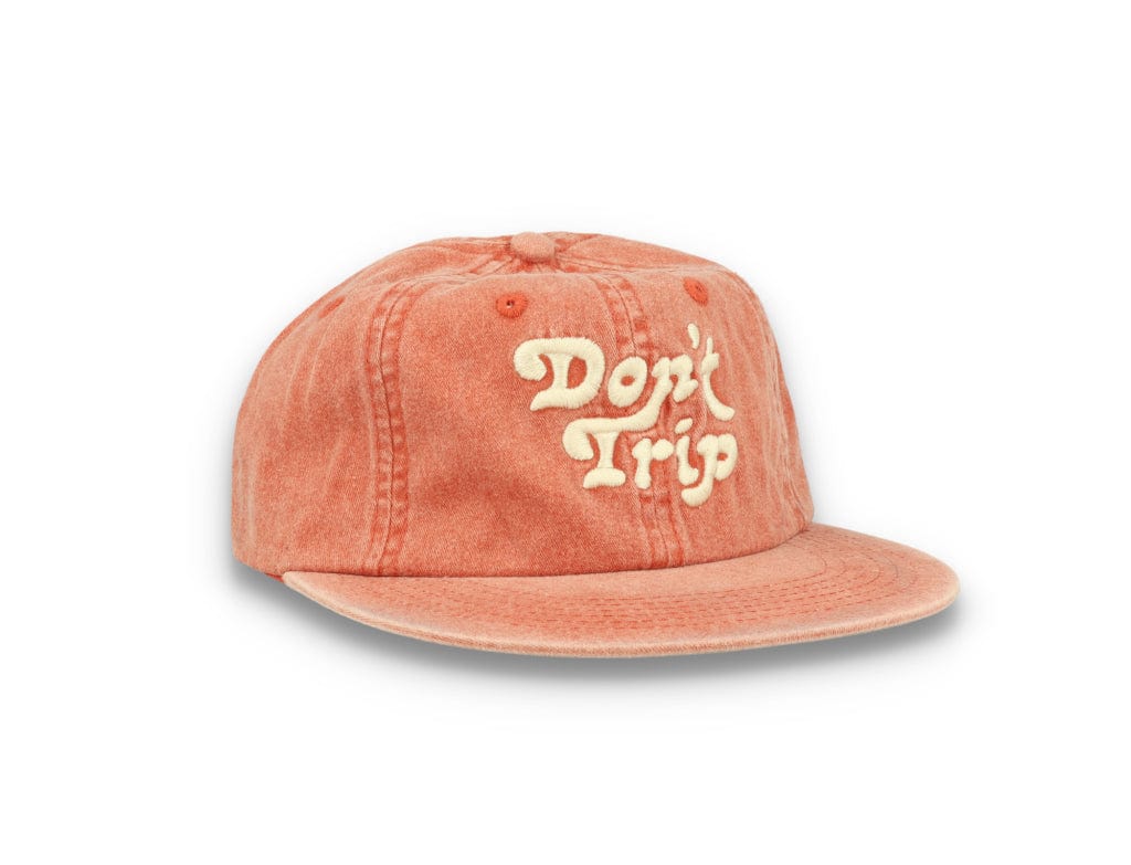 Free & Easy Don't Trip Strapback Hat Washed Terracotta - LOKK
