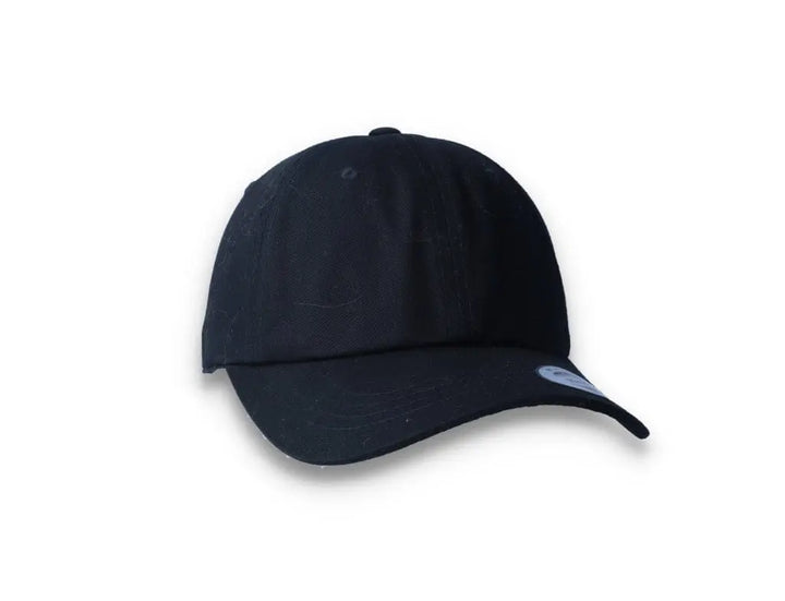 Black Dad Cap Low Profile Cotton Twill - Yupoong 6245CM - LOKK
