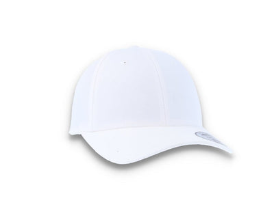 Curved Baseball Cap Snapback White - Yupoong 7706