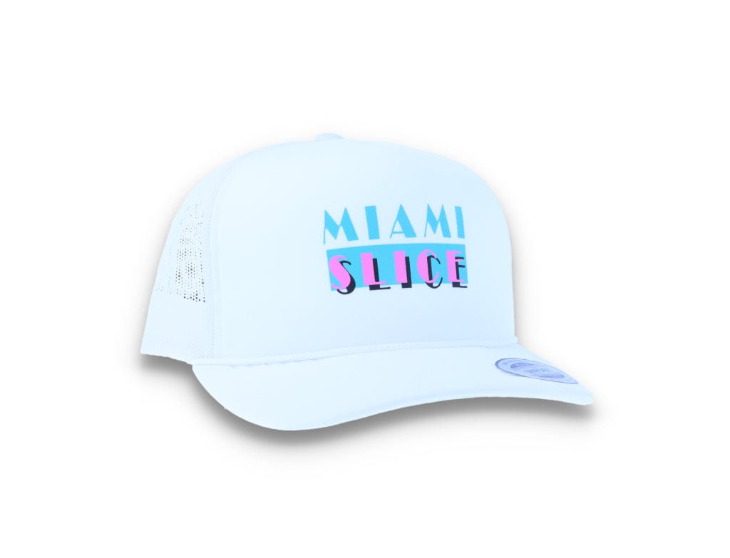Miami Slice Trucker Cap White - LOKK