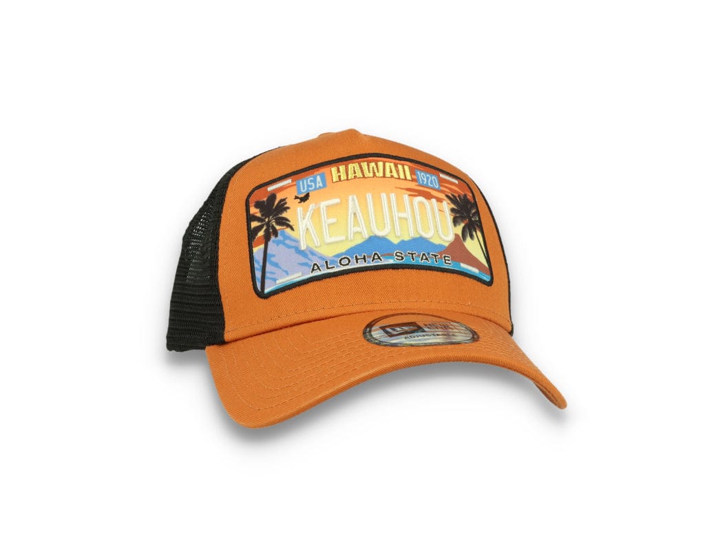License Plate Trucker Cap Spring Toffee - LOKK