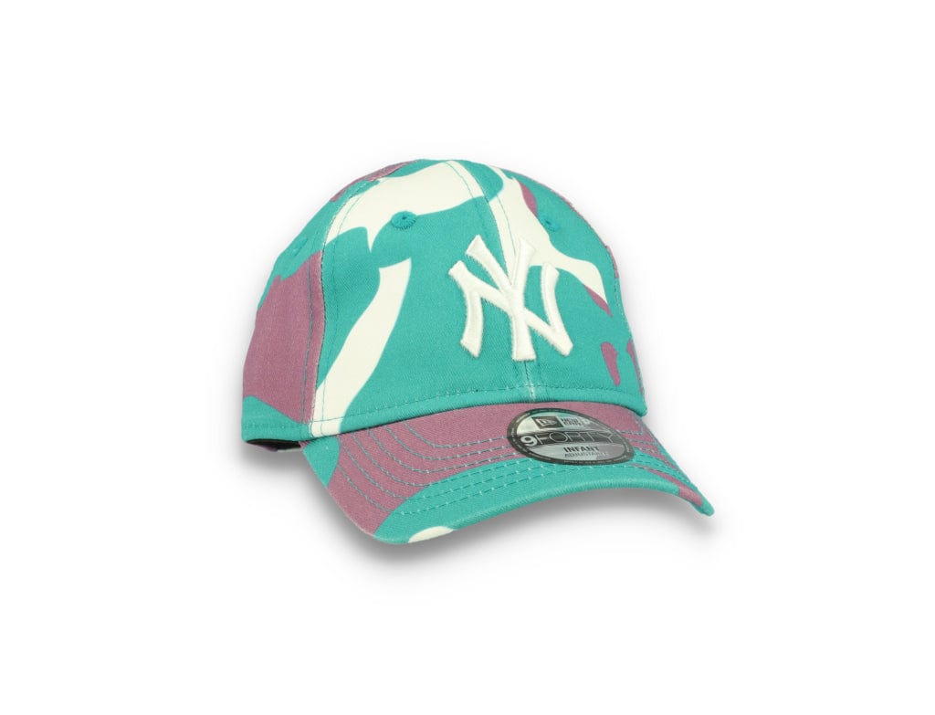 Barne Cap 9FORTY Infant Camo Pack NY Yankees Teal - LOKK