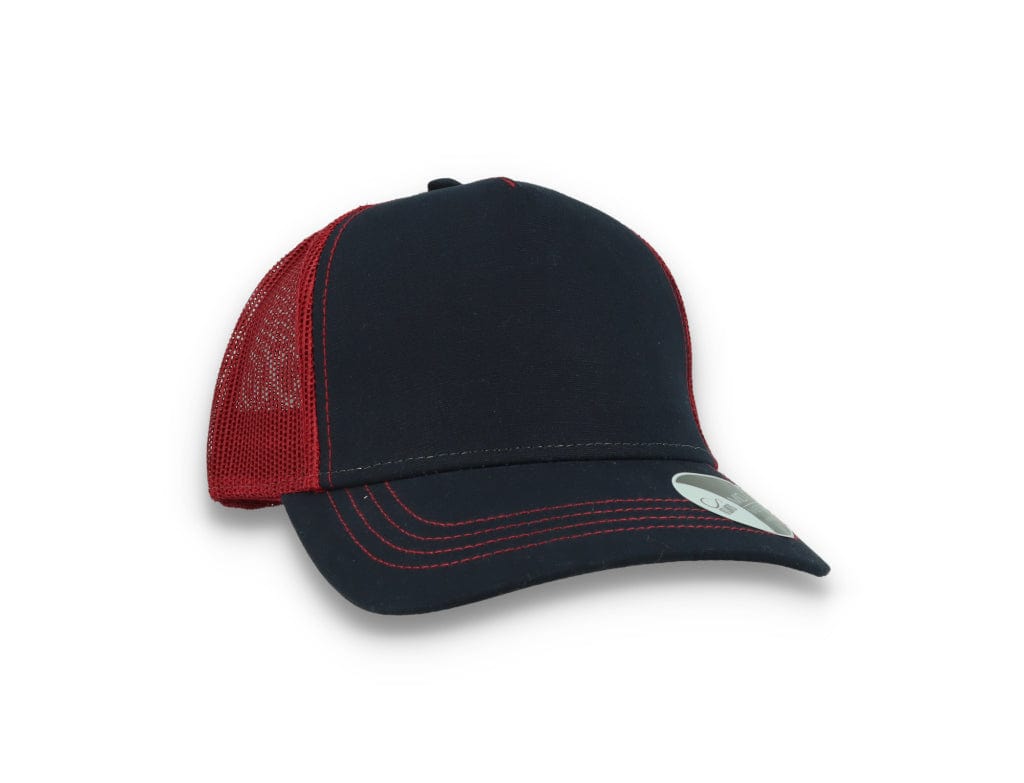 Trucker Cap Navy/Burgundy Atlantis Rapper Canvas - LOKK