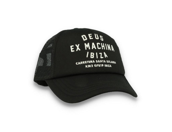 Trucker Cap Black Deus Ibiza Address - LOKK