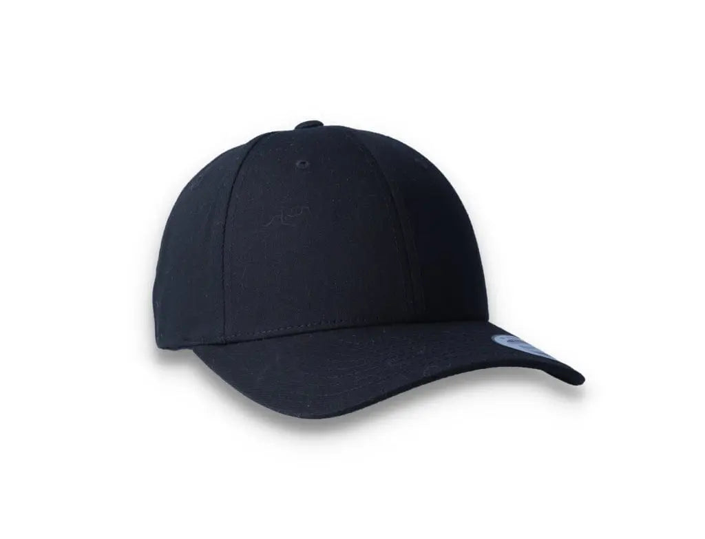 Curved Baseball Cap Snapback Black - Yupoong 7706 - LOKK