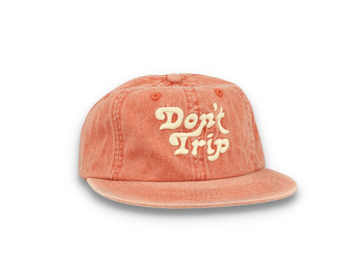 Free & Easy Don't Trip Strapback Hat Washed Terracotta - LOKK