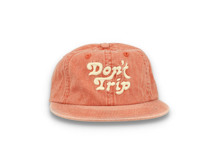 Free & Easy Don't Trip Strapback Hat Washed Terracotta - LOKK