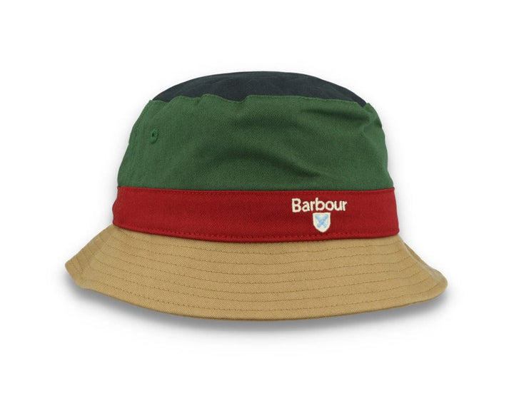 Bucket Hat Barbour Laytham Racing Green Multi - LOKK