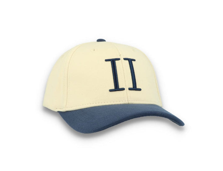 Contrast Baseball Cap Ivory/Dark Navy - LOKK