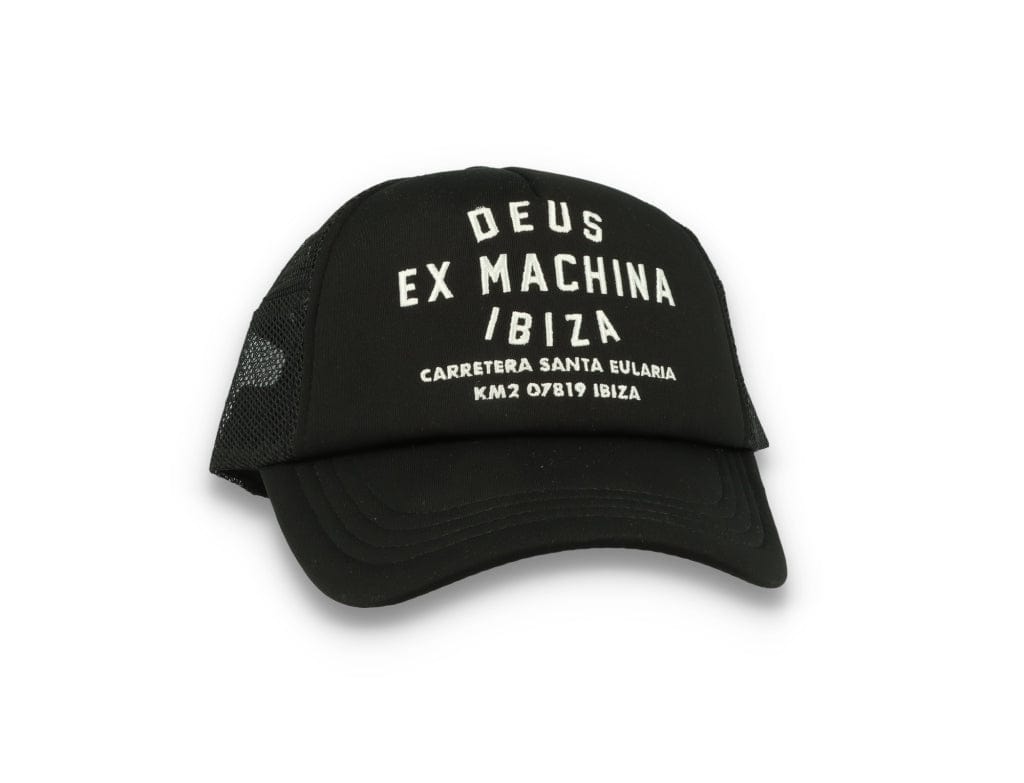 Trucker Cap Black Deus Ibiza Address - LOKK