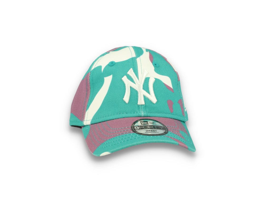 Barne Cap 9FORTY Infant Camo Pack NY Yankees Teal - LOKK