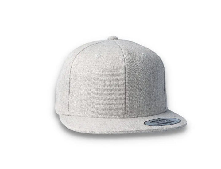 Heather Grey/Heather Grey Snapback Cap - Yupoong 6089M - LOKK