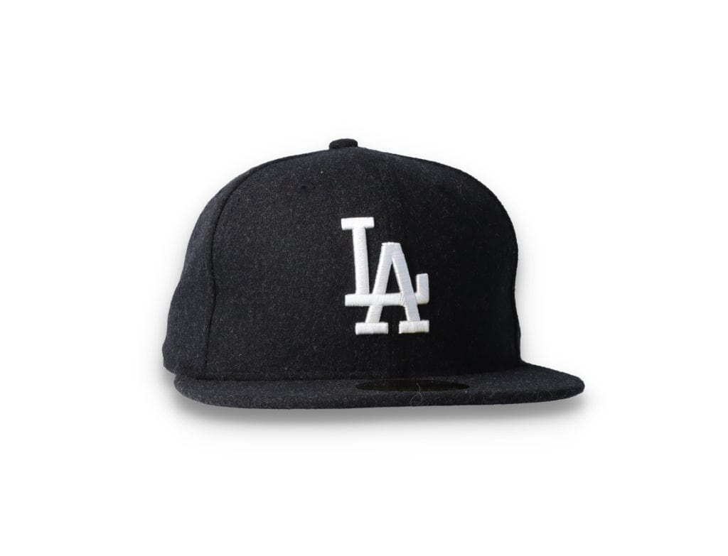 59FIFTY Melton Wool LA Dodgers Black/White - LOKK