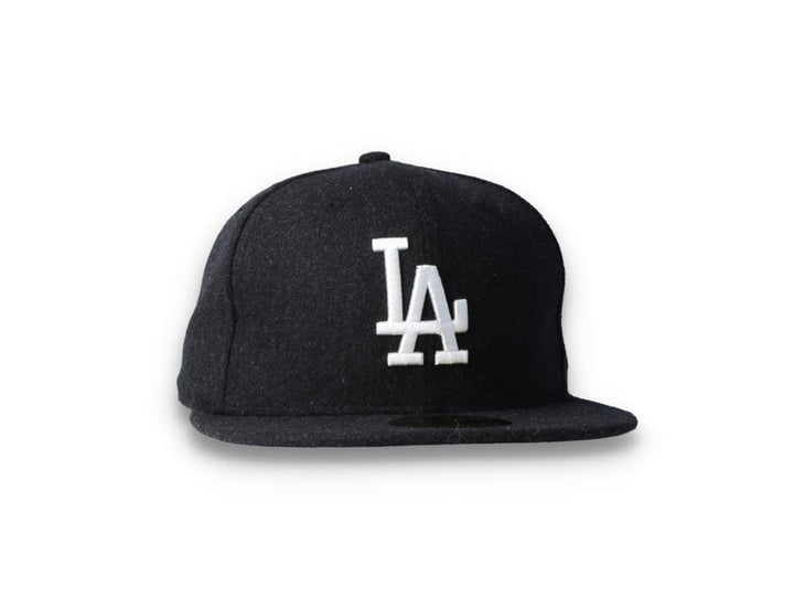 59FIFTY Melton Wool LA Dodgers Black/White - LOKK