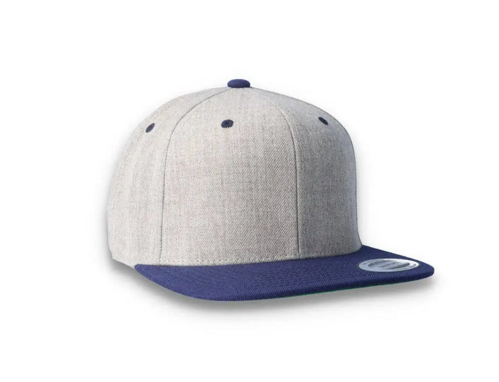 Yupoong Classic Snapback 6089MT Heather Grey/Navy - LOKK